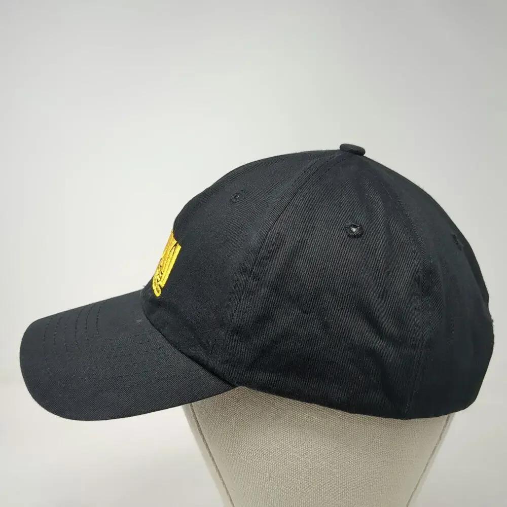 Barker Gear Fox Business Logo Baseball Cap Black One Size Cotton Adjustable Hat